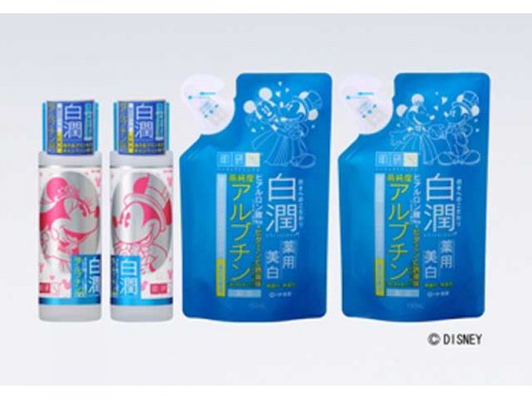 ロート「肌研　白潤薬用美白化粧水」にディズニーデザインボトル登場