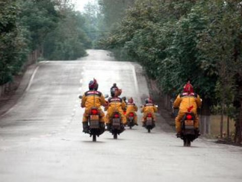 中国で行ったヤマハ発バイク隊の販促活動とは