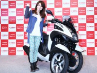 大島優子、TRICITYに惚れて二輪免許の取得を宣言!