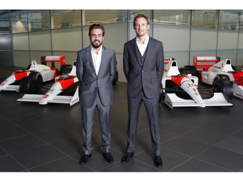 F1GPマシン、新型マクラーレン・ホンダのステアリングを握る2名を発表