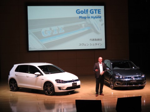 VWのプラグインハイブリッド車「Golf GTE」、ハイブリッド王国の日本に上陸