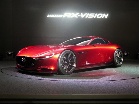 MAZDA、「東京モーターショー2015」でロータリーエンジン搭載「スポーツコンセプト」世界初公開