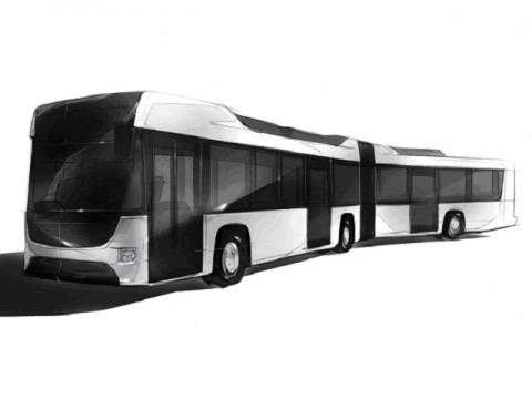 日野といすゞがハイブリッド連接バス共同開発　BRT促進に期待