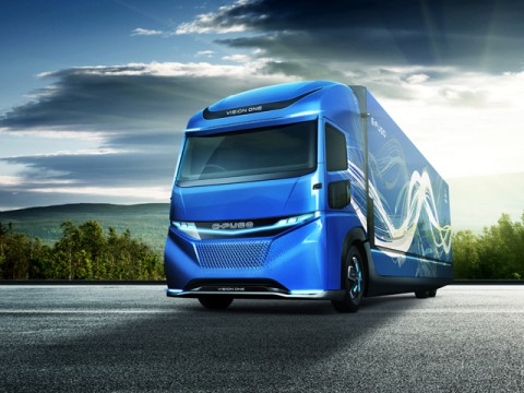「三菱ふそうトラック・バス」が、同社ラインアップ全車種でEV化を宣言
