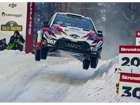 チーム・トヨタ、WRC第2戦「ラリー・スウェーデン」、3車ともに完走