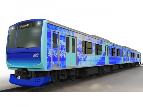 燃料電池列車がJR南武線を走る、トヨタ／日立／JR東日本の協働実証実験開始