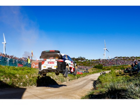 チームトヨタ、WRC第4戦ポルトガルで、エバンスが今季初優勝、1・3位で選手権首位堅持