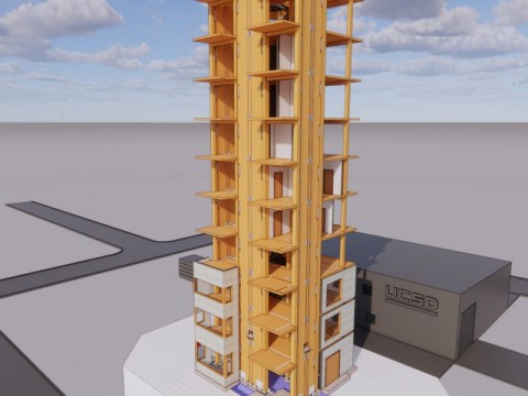 世界初の10階建木造ビル振動実験に日本の木造注文住宅メーカーが参画