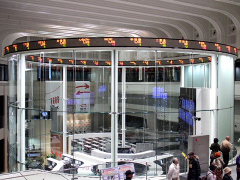 日経平均、大引けは小幅反発。米株高が支えるも高値圏で足踏み状態